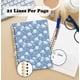 thumbnail image 2 of Cuaderno espiral Elpwk Retro Blue y White Hydrangea Floral, 2 of 6