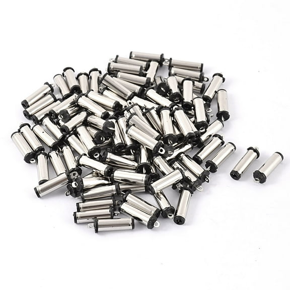 100pcs 5.5mmx2.1mm Solder Laptop Cable DC Power Supply Male Plug Socket Coupler