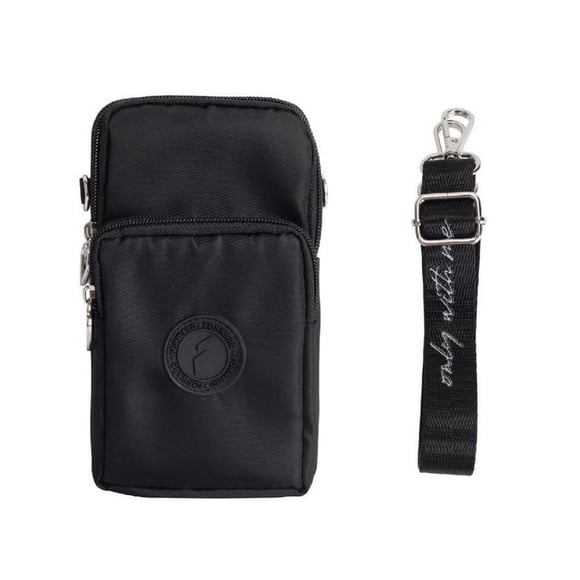 Cartera Forward Tipo Piel con Correa Color Negro Forward Cartera