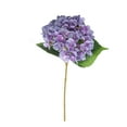 thumbnail image 2 of Artificial Flowers, Realistic Hydrangea Bouquet, 18-Inch Plastic Fake Floral Arrangements for Wedding Home Decor, Purple, 2 of 6