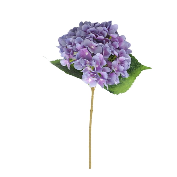 hulanddfd 18" Artificial Hydrangea Flowers, Purple Hydrangea Artificial Flower with Stems Fake Flowers for Wedding Bouquet Landscaping Home Decor