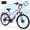 Pale purple, variant on ESKUTE C200D 70-Mile Electric Bike for Adults, 840Wh Removable Battery, 1300W Peak Motor, Up to 28MPH, 26" Tires, 7-Speed Step-Over E-Bike, Purple with Phonebag & Lock, UL2849