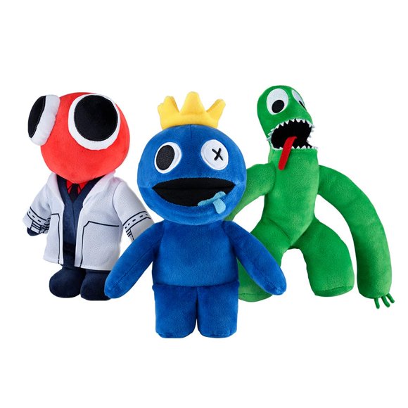 Set de peluches Rainbow Friends Serie 1 de tres peluches de 20 cm