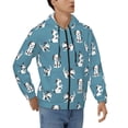 thumbnail image 4 of Zip Up Hoodies for Men - Cute Dog Puppy Dalmatian Long Sleeve Comfrt Men'S Fashion Hoodies & Sweatshirts, Jackets for Men Hoodies Pullover Clothing Clothes with Pouch, 4 of 5