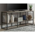 thumbnail image 2 of Bowery Hill Extra Large Engineered Wood TV Stand in Brown & Black, 2 of 5