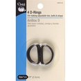 thumbnail image 2 of Metal D Rings 1 4/Pkg-Black, 2 of 2