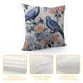 thumbnail image 4 of COMIO Chinoiserie Pillow Cover Blue Birds Flowers Throw Pillow Covers Asian Traditional Pattern Blue and White Porcelain Color Pillowcase Cushion Covers for Sofa Couch Living Room, 4 of 5