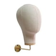 thumbnail image 3 of Cabeza de maniquí multiusos, resistente y duradera, para pelucas, sombreros y gorras, soporte de exhibición para compras. Beige, 3 of 9