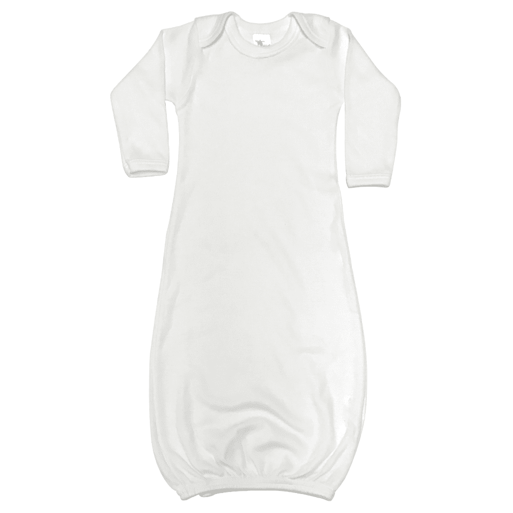 white sleep gown