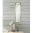 Mainstays 13x49 FullLength Rectangular Gold Mirror