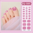thumbnail image 6 of Toenail Stickers Semi Cured Gel Toenail Polish Strips Pedicures Nails Stickers, 6 of 20
