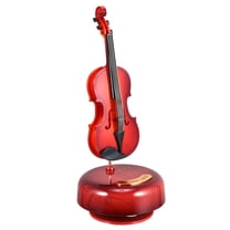 LEORX Desktop Music Box Brown ABS Sound Production Music Box Decor 1Set