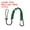 Dark Green, variant on Retractable Tool Lanyard with Single Aluminum Buckle and Adjustable Loop End, Safety Fall Protection Tools Leash Dark Green 2ft