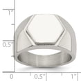 thumbnail image 2 of Primal Steel Stainless Steel Signet Ring, 2 of 11