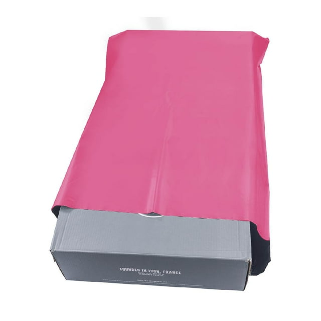 WiiGreen Enveloppes Poly, Auto-Scellantes, Poly, Expédition, 24x24 Pouces, Rose Vif, 50 Unités