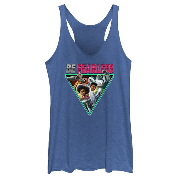 Women's Transformers: EarthSpark Be Fearless Racerback Tank Top Royal Blue Heather X Small