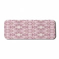 thumbnail image 1 of Abstract Computer Mouse Pad, Optical Illusion Triangular Motifs Illustration Blush Tones Pattern, Rectangle Non-Slip Rubber Mousepad Large, 31" x 12", Baby Pink and Mauve Taupe, by Ambesonne, 1 of 2