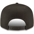 thumbnail image 4 of Los Angeles Dodgers New Era Script Logo Black on Black 9FIFTY Snapback Adjustable Hat - Black, 4 of 5