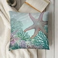 thumbnail image 3 of Nautical Coastal Throw Pillow Covers Summer Beach Theme Outdoor Pillow Covers Pillow Cases Linen Cushion Covers for Couch Bed Sofa Home Decor, 3 of 5