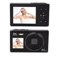 thumbnail image 1 of Cámara Digital Compacta, 5K, 80 MP, UHD, Pantalla Dual, Cámara Compacta Con Zoom De 18X, Enfoque Automático Y Flash, Ideal Para Viajes Y Transmisión En Vivo., 1 of 7