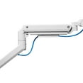 thumbnail image 2 of White Color Heavy Duty Single Arm Lcd Led Monitor Mount Bracket Support 17~ 49"" Size Monitor 20Kg Per Arm Adjustable With 180 Rotation 50 Tilt Up/ Down 20 Tilt Left/ Right & Pull Out 90 Swivel A, 2 of 9