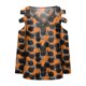 thumbnail image 5 of Camiseta suelta estampada a la moda para mujer Blusa de manga larga con cuello en V Tops casuales Pompotops FGAJ15477, 5 of 5