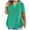 Green, variant on Oversized T Shirts for Women 2026 Summer Plus Size Short Sleeve V Neck Loose Plain Tshirts Womens Tees