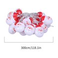 thumbnail image 3 of CEHVOM LED Christmas Christmas Tree Snowman Decorative Light String Christmas Party Activity Decorative Atmosphere Light Clearance, 3 of 5