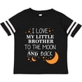 thumbnail image 3 of Inktastic I Love My Little Brother to the Moon and Back Boys or Girls Toddler T-Shirt, 3 of 5