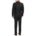 thumbnail image 3 of Mens Classic Fit Two Button 100% Wool Wrinkle Resistant Suit - Solid Black, 3 of 5