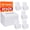 6, variant on 24 Pack Cardboard Ballot Box with Slot, White Glossy Raffle Boxes 6.5x4.5x4.5Inch, Suggestion Boxes with Removable Slot, Donation Boxes for Fundraising,Collecting Card and Voting Contest