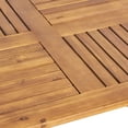 thumbnail image 6 of GDF Studio Haitian Outdoor Mesh and Acacia Wood 7 Piece Dining Set, Teak and Black, 6 of 9