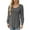 011-Gray, variant on Pleated Blouses for Women Puff Long Sleeve Tunic Tops Dressy Casual Shirts For Spring or Summer (M9011 Pink Floral XL)