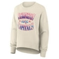 thumbnail image 2 of Women's Fanatics Cream Washington Capitals Oversized Vintage Slice Pullover Sweatshirt, 2 of 3