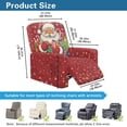 thumbnail image 7 of Garronmavis Christmas Santa Gifts Recliner Chair Covers with Storage Pocket Lazy Boy Recliner Covers Non-Slip Sofa Slipcover Stain Against Pet Protector Furniture Cover Easy to Install, 7 of 7