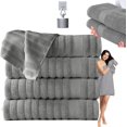 thumbnail image 1 of 4 Pack Toallas de Baño Grande de Secado Rápido -100% Algodón Puro de 600 gsm, Toallas de Baño Grandes para Cuerpo, Ultra Suaves, de Secado Rápido, Altamente Absorbentes, 1 of 4