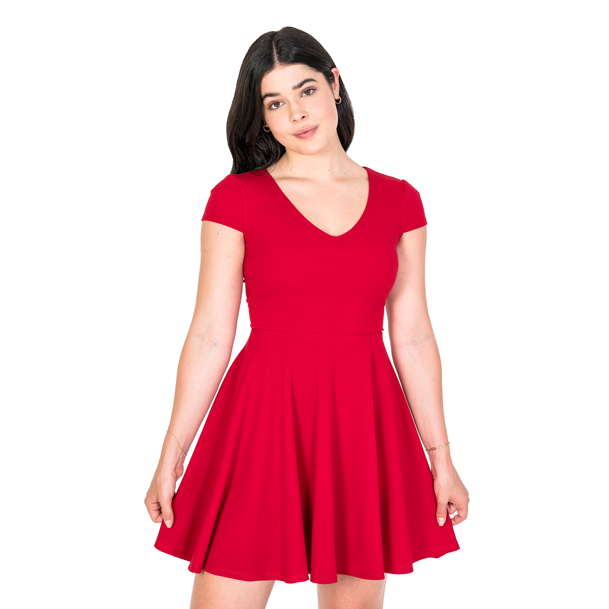 closet pleated skirt skater dress