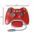 thumbnail image 4 of Wireless Controller Joysticks Bluetooth Vibration Gamepad Handle with 2.4G Receiver Compatible for Xbox360 PC Blue, 4 of 4