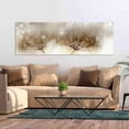 thumbnail image 2 of Tiptophomedecor Stretched Canvas Floral Art - Drops Of Dew Brown Narrow - Stretched & Framed Ready To Hang Art, 2 of 3