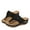 Black, variant on Sandals for Women Summer New Trade Large Size Wedge Fish Mouth Solid One Line Outside Beach Sandals