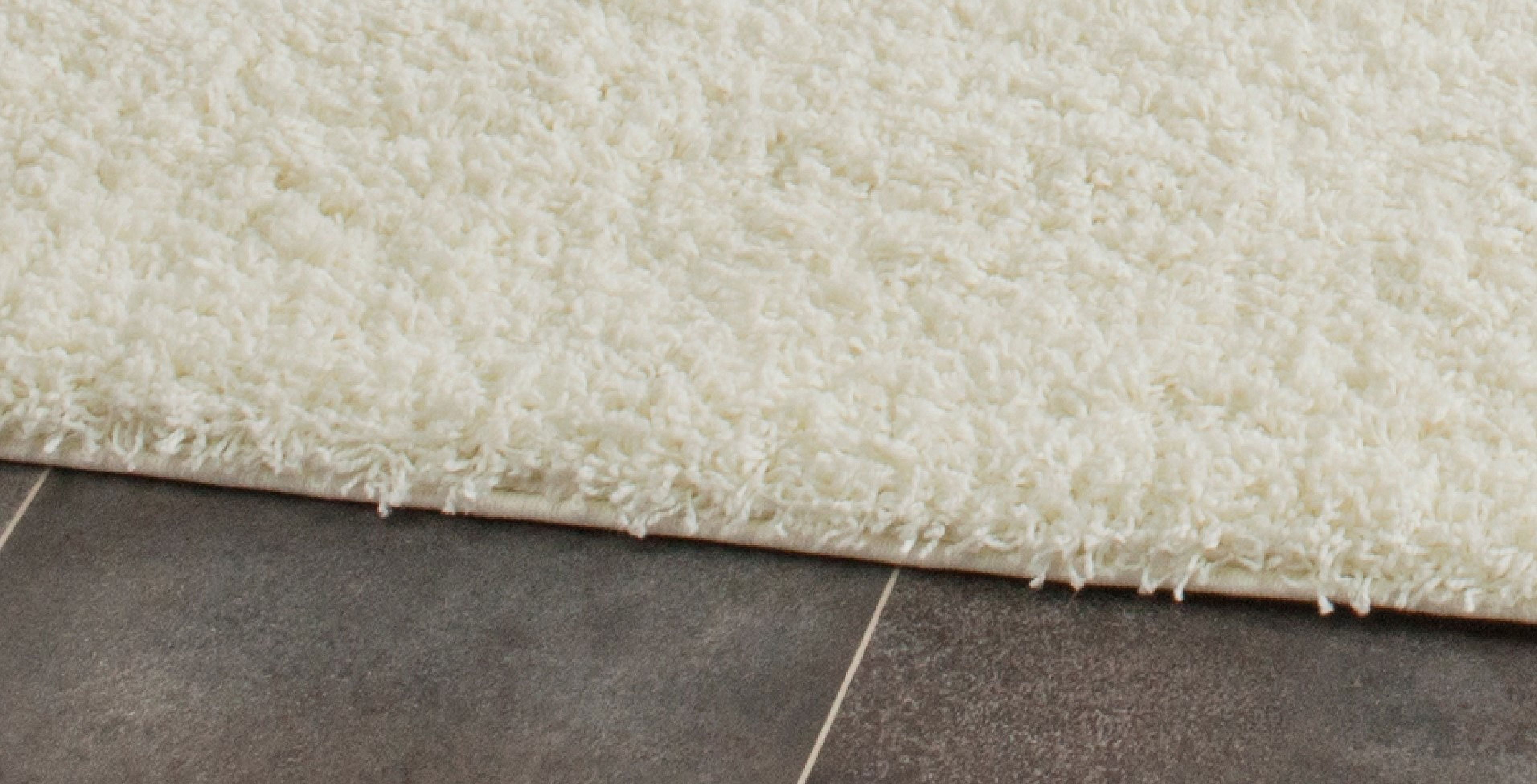 SAFAVIEH Laguna Neven Plush Solid Shag Area Rug, Ivory, 2'3" x 4'