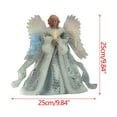 thumbnail image 2 of Bescita Christmas Tree Top Angel Pendant White Angel Home Decor Christmas Tree Ornament Hanging Ornament, 2 of 6