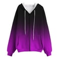 thumbnail image 4 of UngA Sweatshirt Jackets for Women Zip up Hoodies Long Sleeve Pullover Fall Clothing with Pockets Black,M, 4 of 4