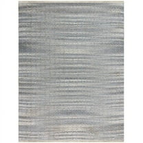 Zola Light Blue Flat-Weave Area Rug 5'x8'