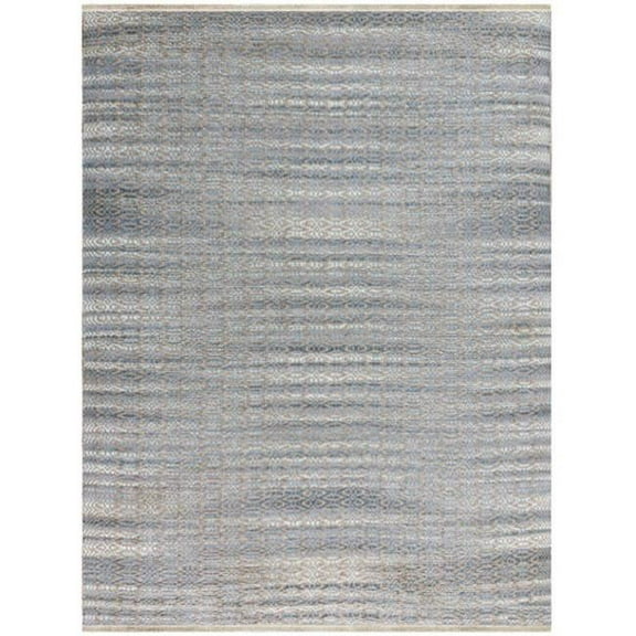Zola Light Blue Flat-Weave Area Rug 5'x8'