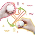 thumbnail image 3 of 24 pelotas de béisbol antiestrés de 2,5 pulgadas, mini pelota de béisbol de espuma exprimible, pelota deportiva relajante para fiestas temáticas, decoración, alivio de la ansiedad, 3 of 5