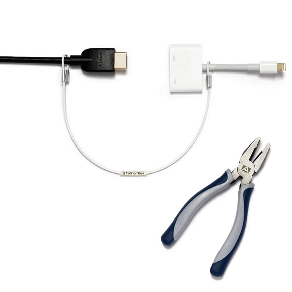 Cable Lock TetherTies Candado de seguridad antirrobo de acero