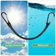 thumbnail image 5 of Uxcell 4-Pack Bungee Cords, 70.9 Inch High Elastic Canopy Tarp Tie Down Bungee Straps with Aluminium Hooks [Black], 5 of 6