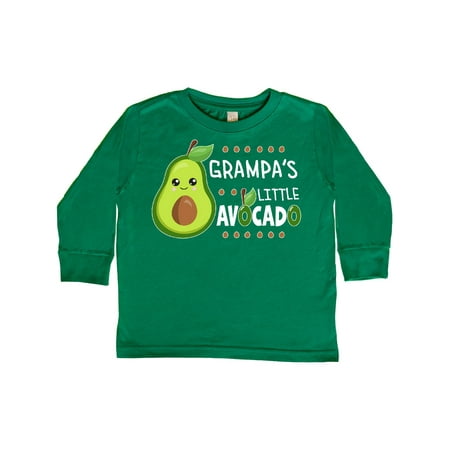 

Inktastic Grampa s Little Avocado with Cute Baby Avocado Gift Toddler Boy or Toddler Girl Long Sleeve T-Shirt