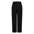 thumbnail image 3 of BXINGOHAI Women's Yoga Pants Wide Leg Sweatpants for Women Comfy Lounge Workout Pants With Pockets Black,XXL, 3 of 5